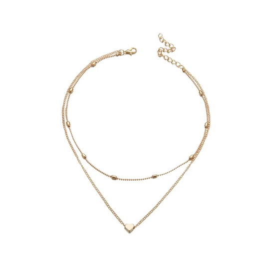 Heart Clavicle Necklace for Women