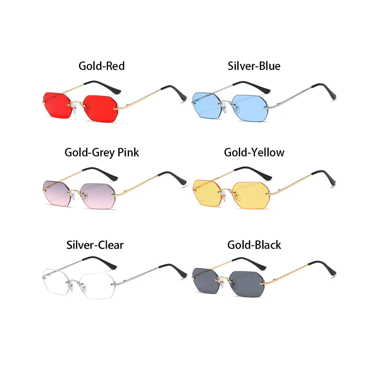 Women’s Vintage Polygon Sunglasses