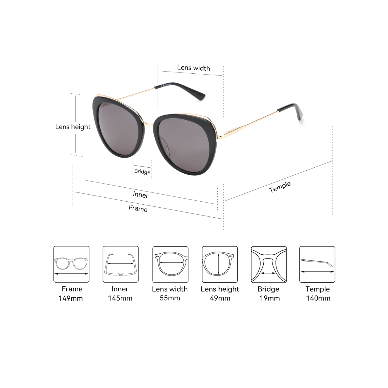 Women’s Cat Eye Sunglasses