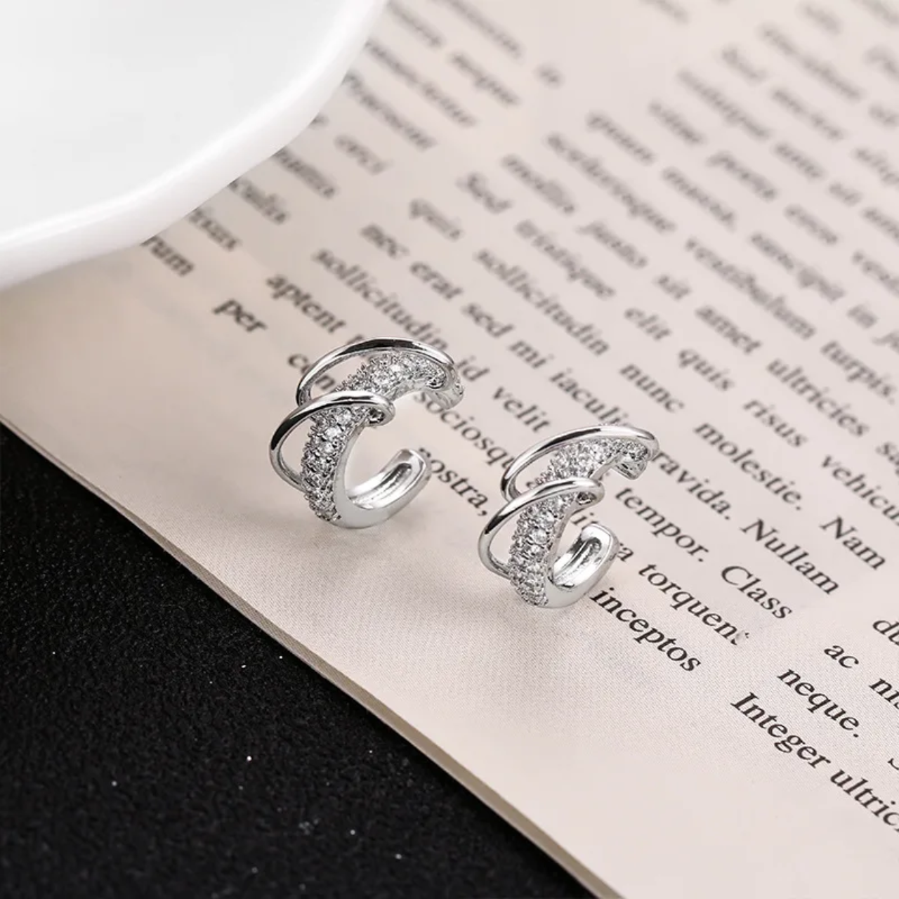 Shiny CZ Ear Cuff for Women