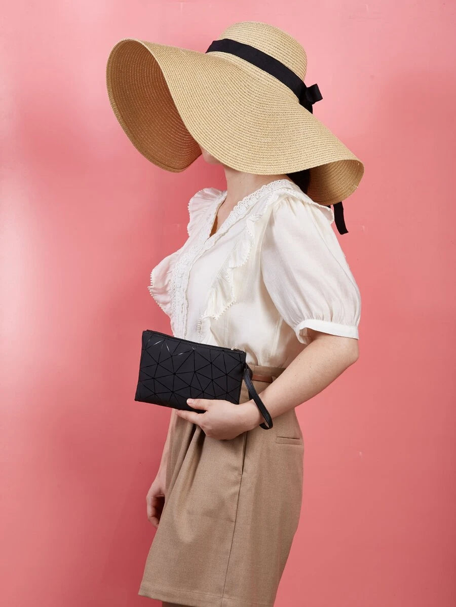 Geometric Graphic Clutch Bag